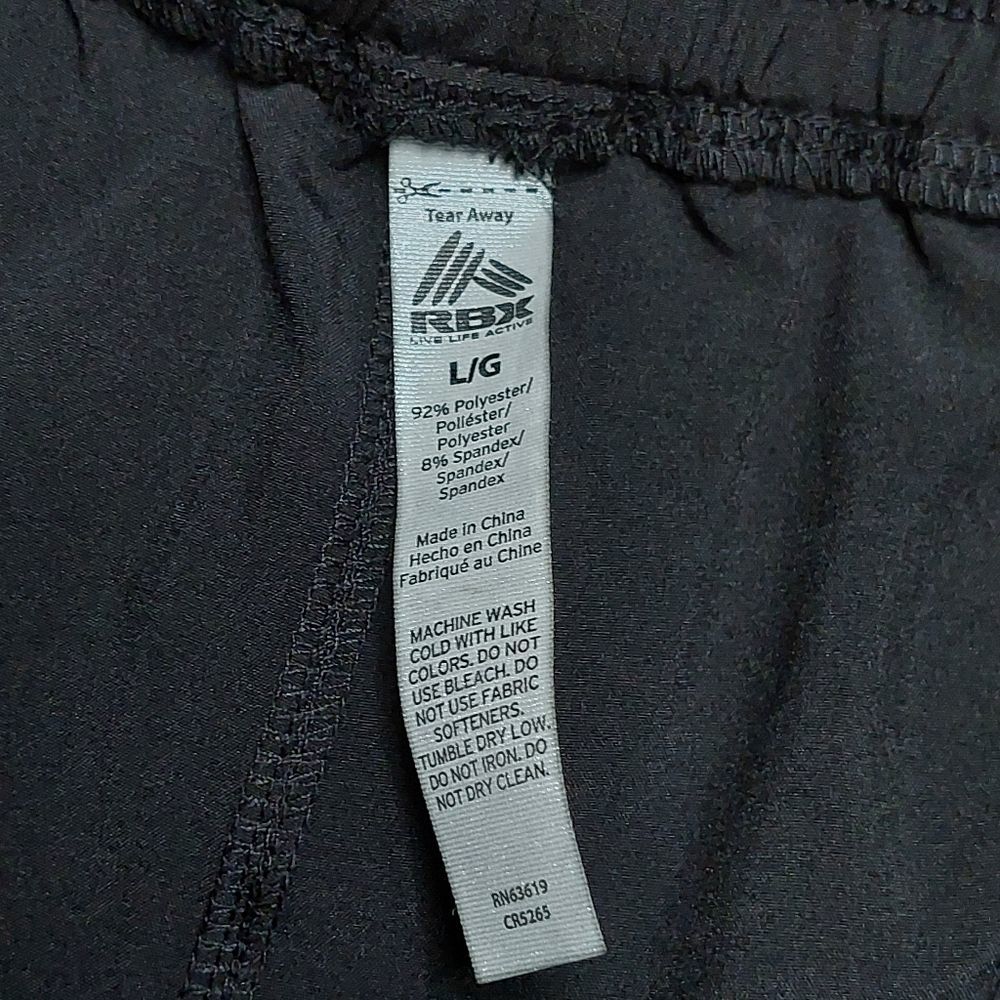 RBX Black Athletic Hiking Shorts with Pockets Large EUC - Picture 2 of 7